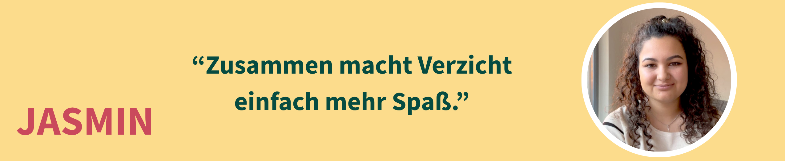 Das Bild zeigt Ricarda, eine der vier Tester:innen von ImJuliOhne - Die Unverpackt-Challenge